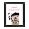 Wanna French Kiss Black Framed Print Under Plexiglass